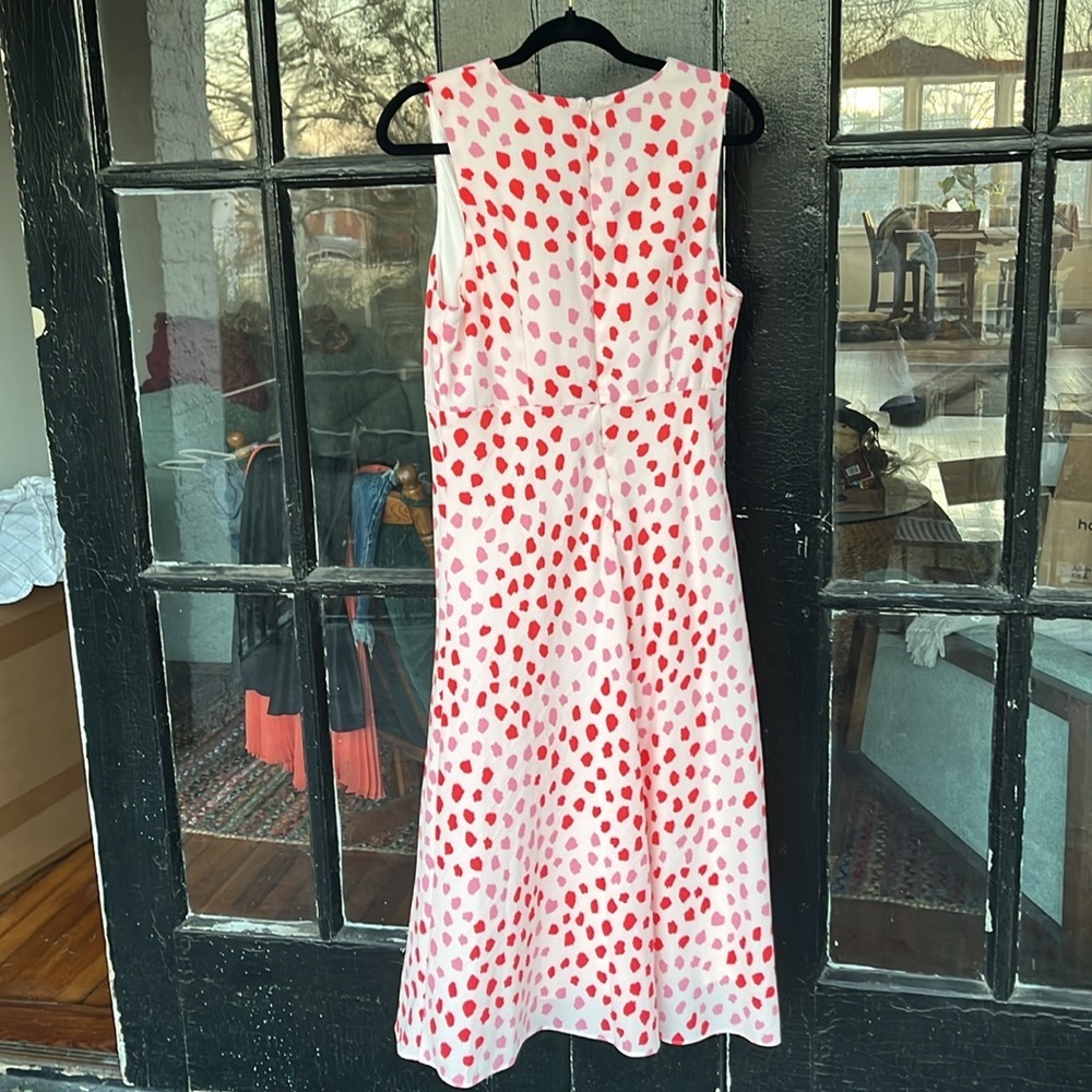 Bcbgeneration Polka Dot Front Tie Dress Size 12 - Picture 5 of 6